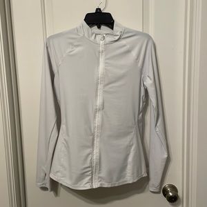 White active jacket - perfect for swimming or running! Worn twice